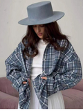 Charlotte Oversized Checked Button-Up Shirt