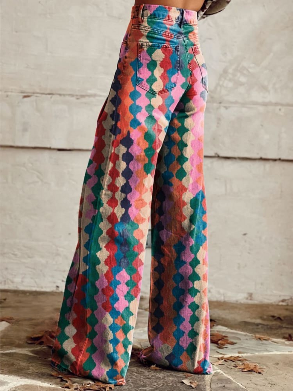 Matilda - Vintage Wide-Leg Trousers (Plus Size Available)