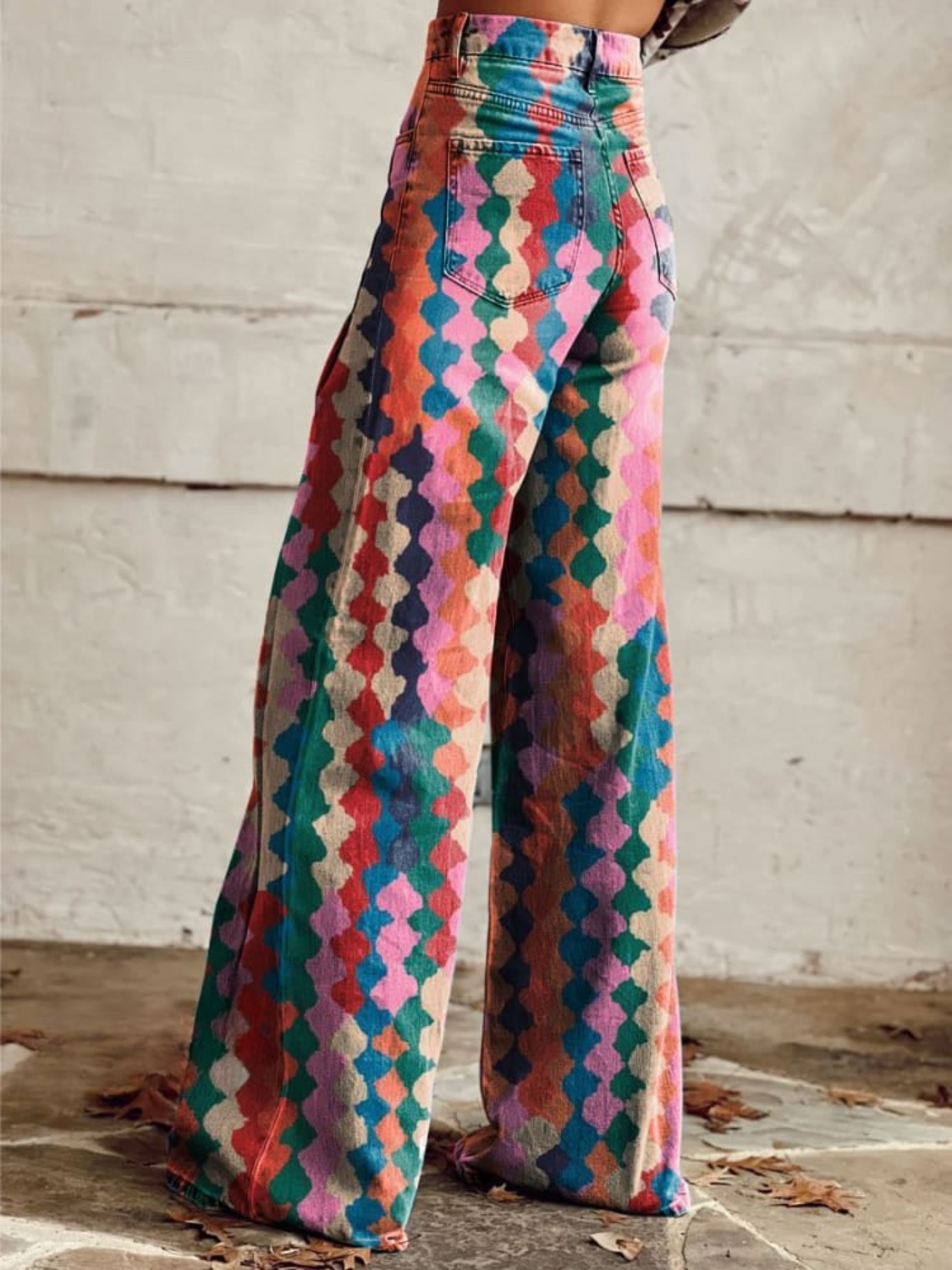 Matilda - Vintage Wide-Leg Trousers (Plus Size Available)
