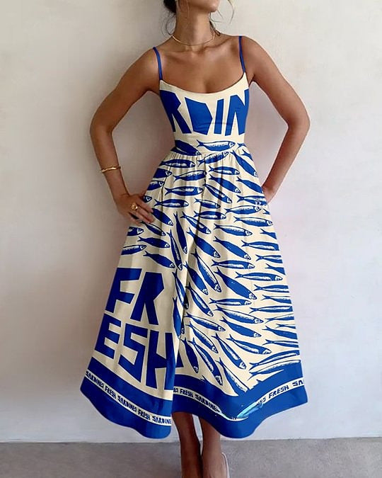 Hadleigh | Seaside Market Midi Dress