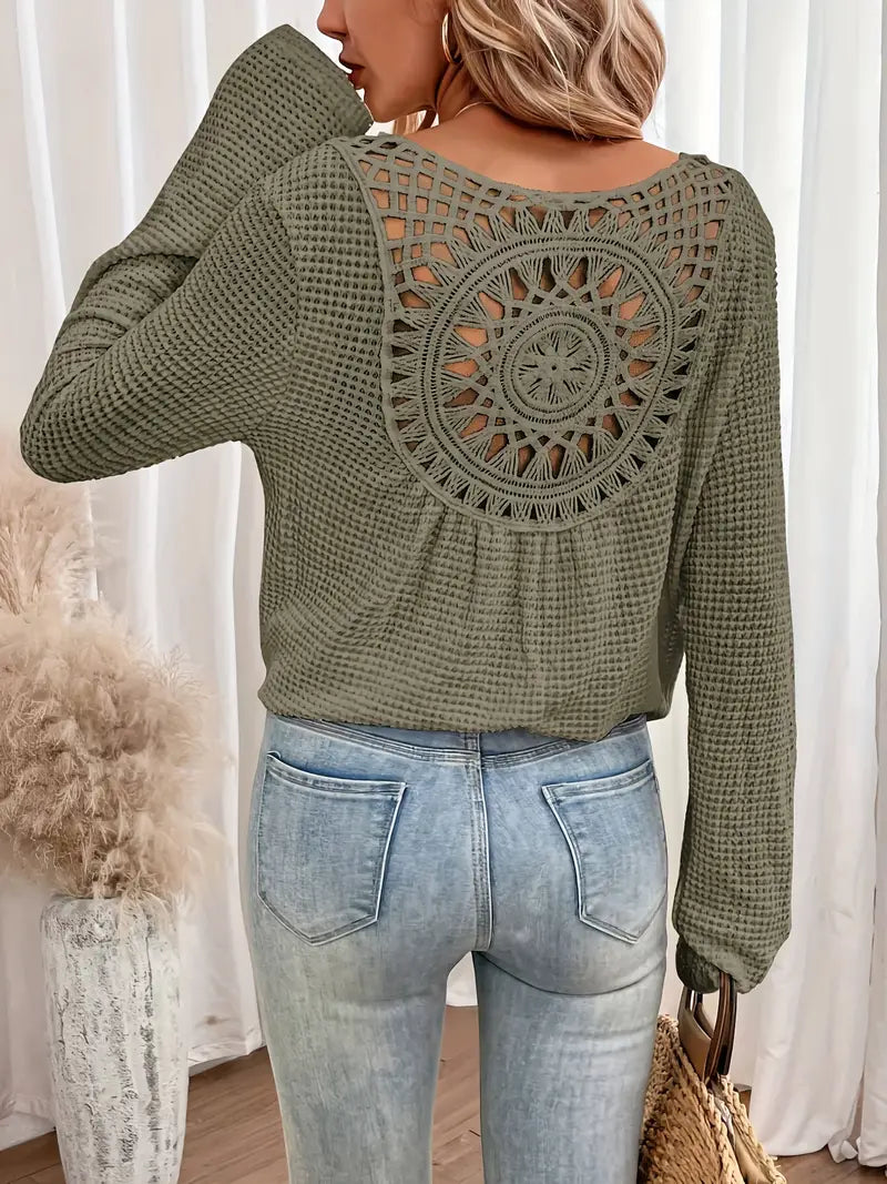 Miranda Elegant V-Neck Jumper