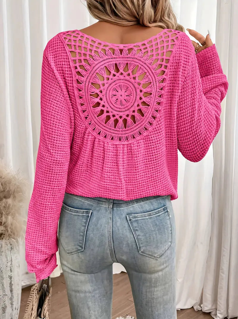 Miranda Elegant V-Neck Jumper