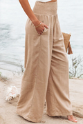 Alyssa - High-Waisted Palazzo Trousers