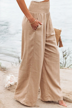 Alyssa - High-Waisted Palazzo Trousers