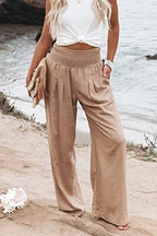 Alyssa - High-Waisted Palazzo Trousers
