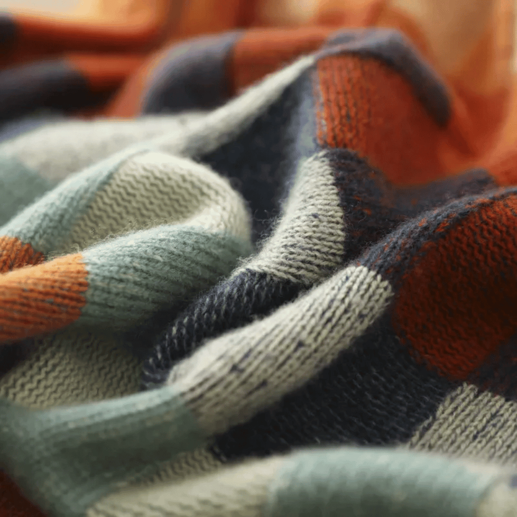 Bethany - Patchwork Turtleneck Jumper