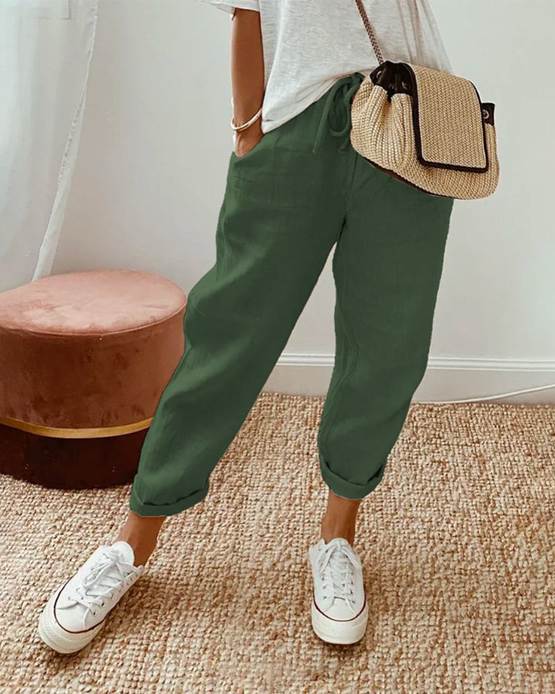 Alice Breathable High-Waist Luxe Trousers
