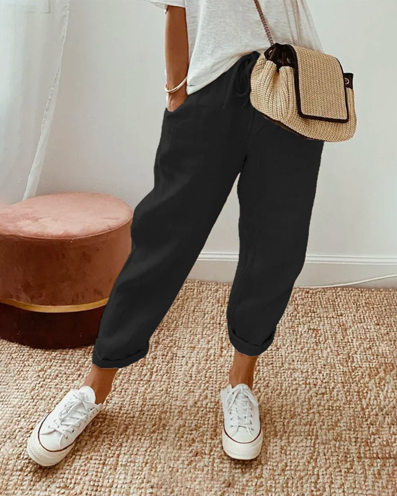 Alice Breathable High-Waist Luxe Trousers