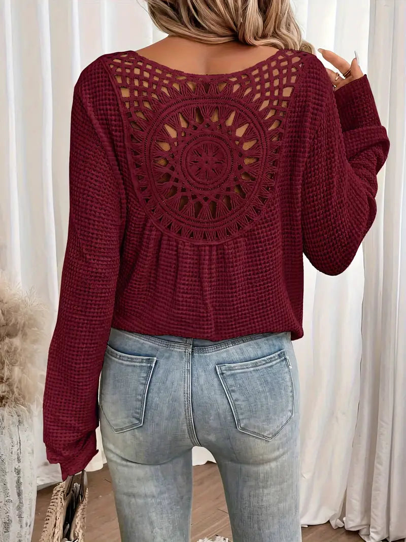 Miranda Elegant V-Neck Jumper