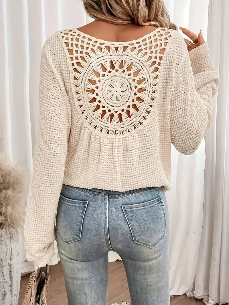 Miranda Elegant V-Neck Jumper