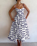 Sablewyn | Coastal Speckle Midi Dress