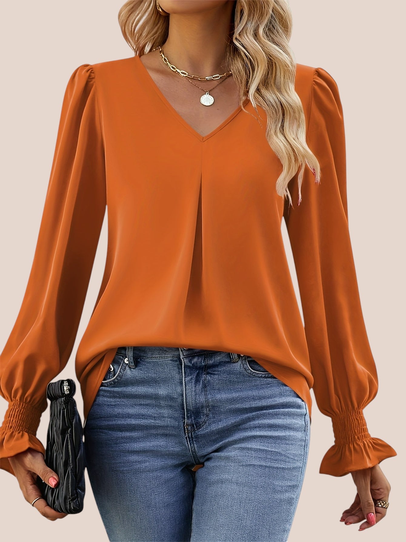 Maya - Elegant Autumn Blouse