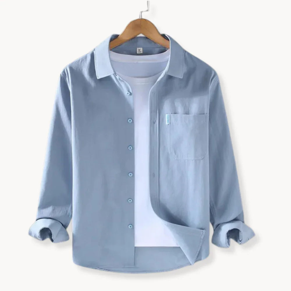 Altaro | Breathable Long-Sleeve Cotton Shirt