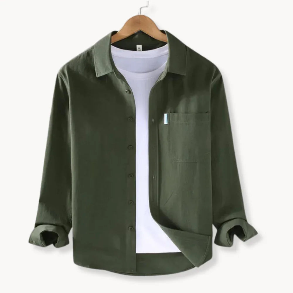Altaro | Breathable Long-Sleeve Cotton Shirt