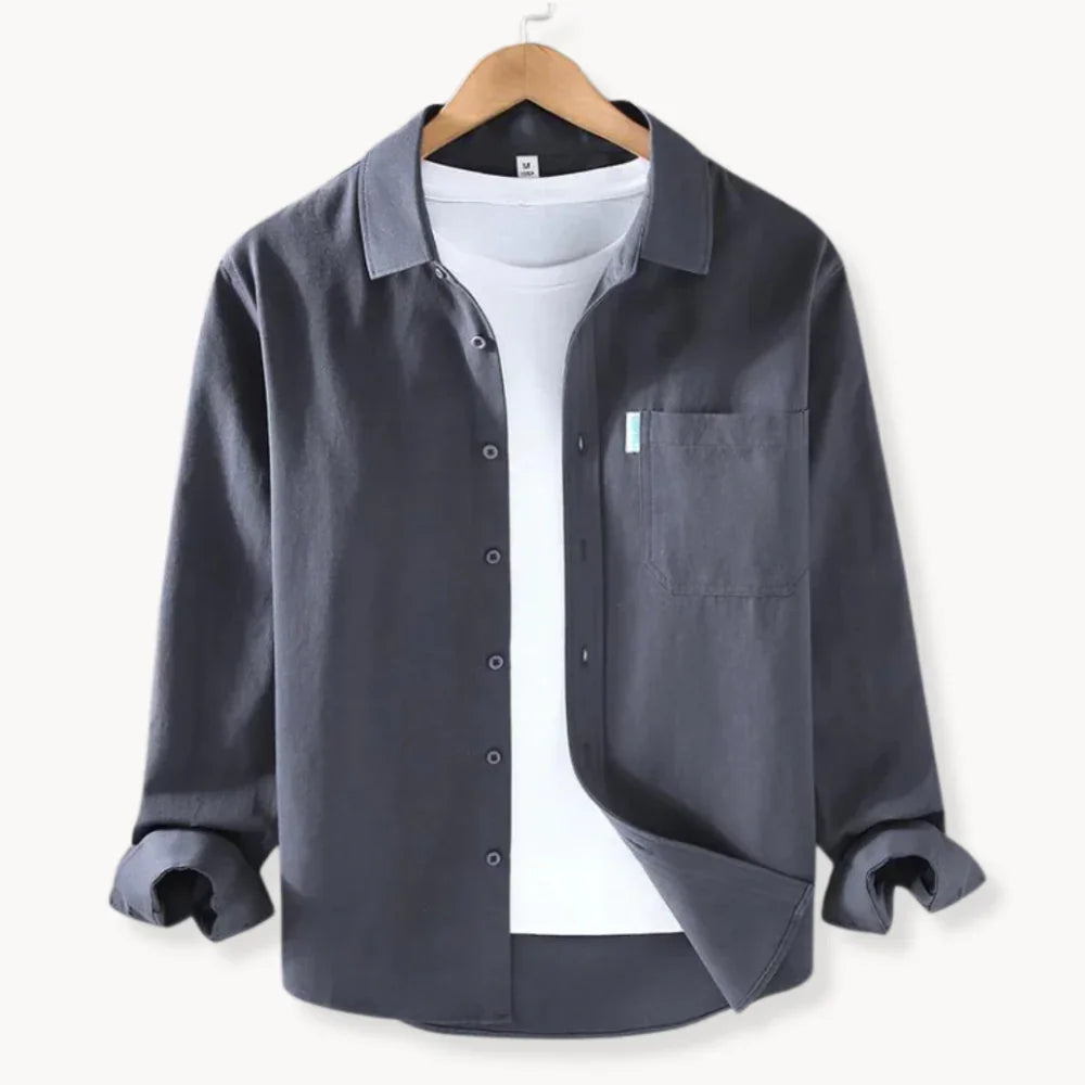Altaro | Breathable Long-Sleeve Cotton Shirt