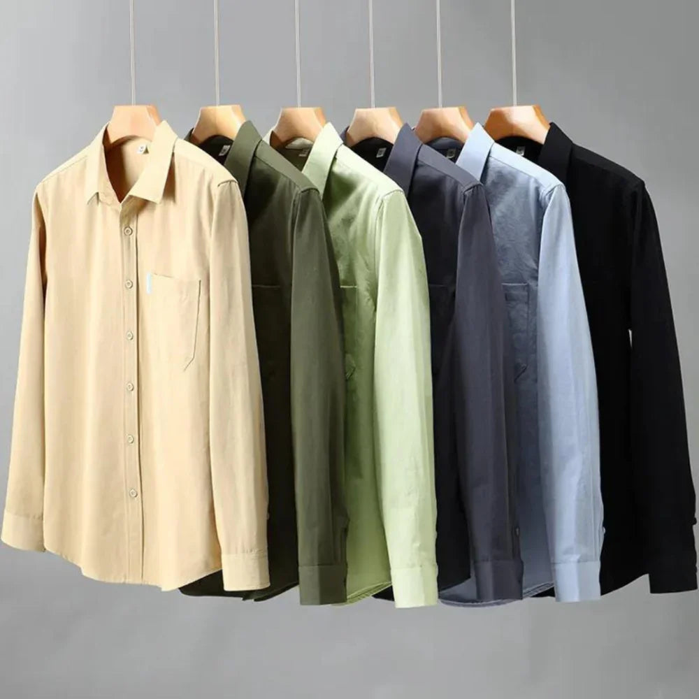 Altaro | Breathable Long-Sleeve Cotton Shirt