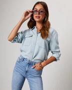 Iris Button-Front Shirt