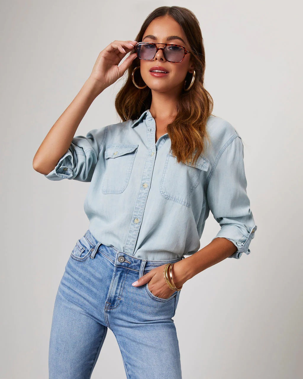 Iris Button-Front Shirt