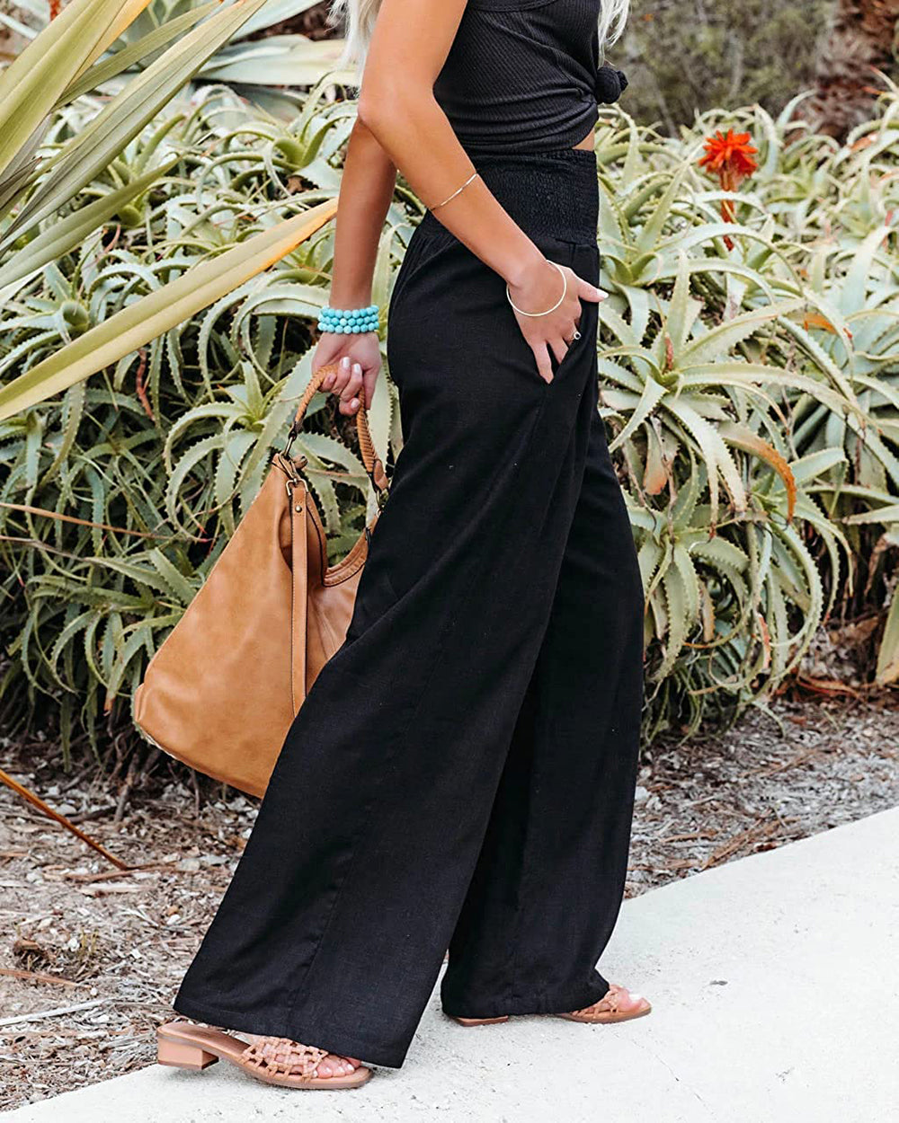 Valentina - Casual Wide-Leg Summer Trousers