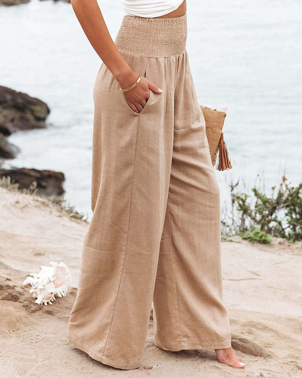 Valentina - Casual Wide-Leg Summer Trousers