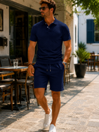 Alexios | Luxury Polo and Shorts Set