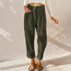 Heidi - High-Waisted Corduroy Trousers