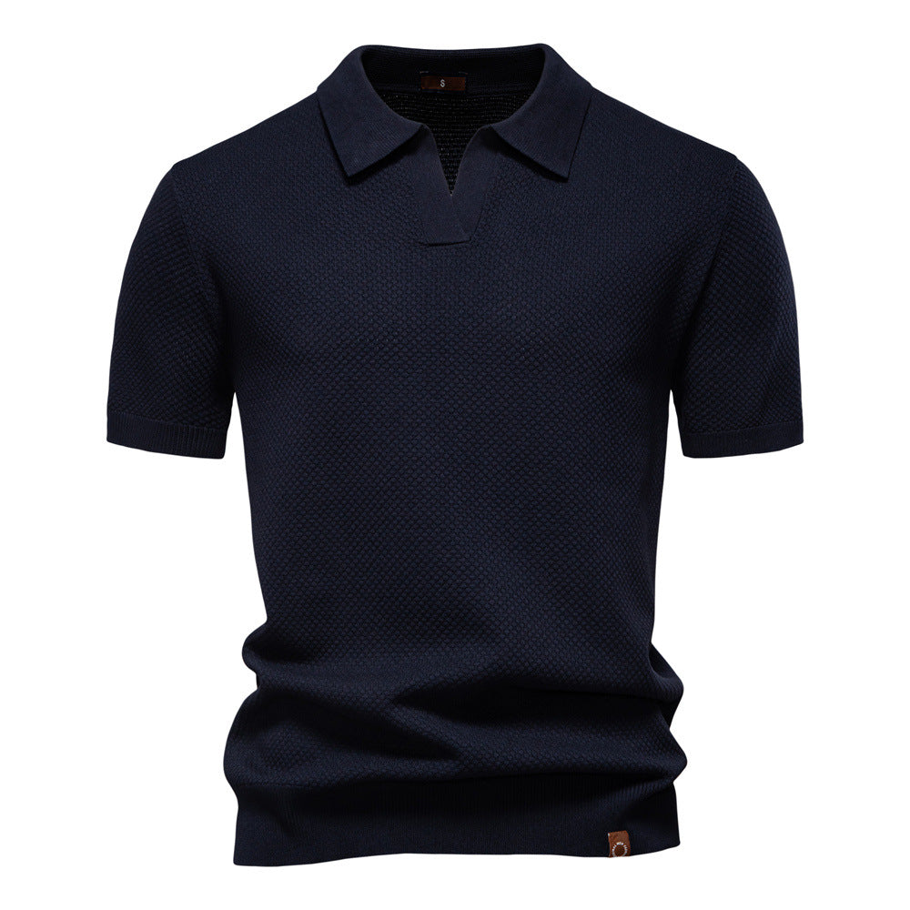 Elegance Polo | Open-Collar Polo Shirt
