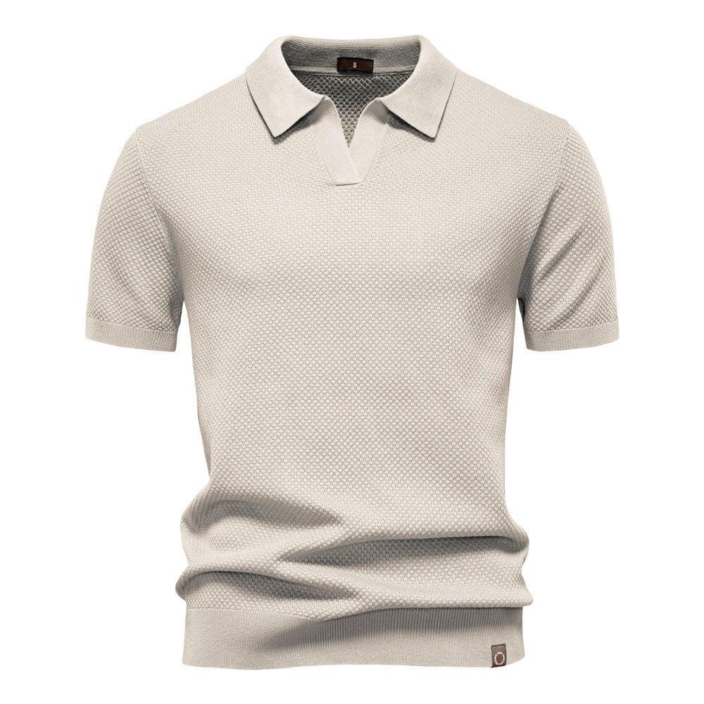 Elegance Polo | Open-Collar Polo Shirt