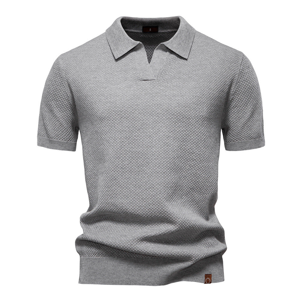 Elegance Polo | Open-Collar Polo Shirt