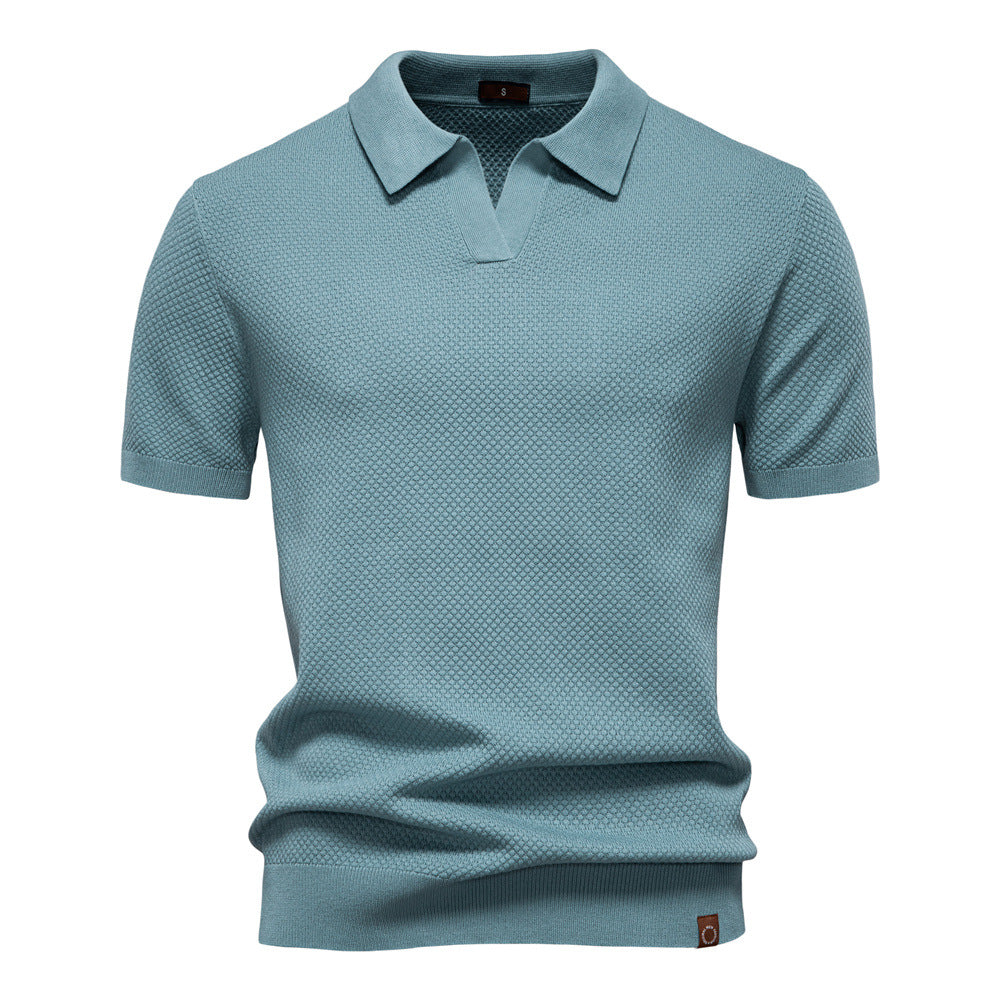 Elegance Polo | Open-Collar Polo Shirt