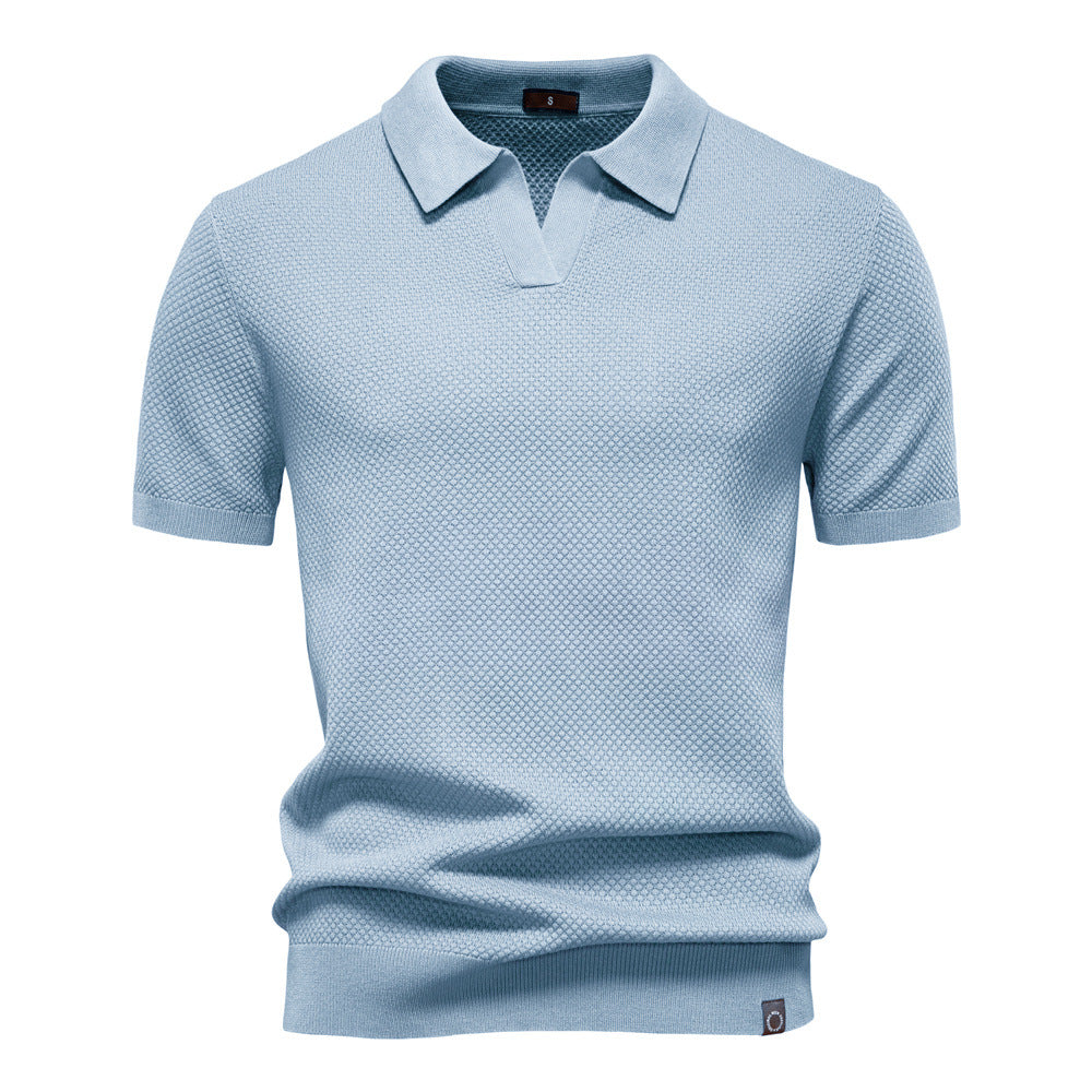 Elegance Polo | Open-Collar Polo Shirt