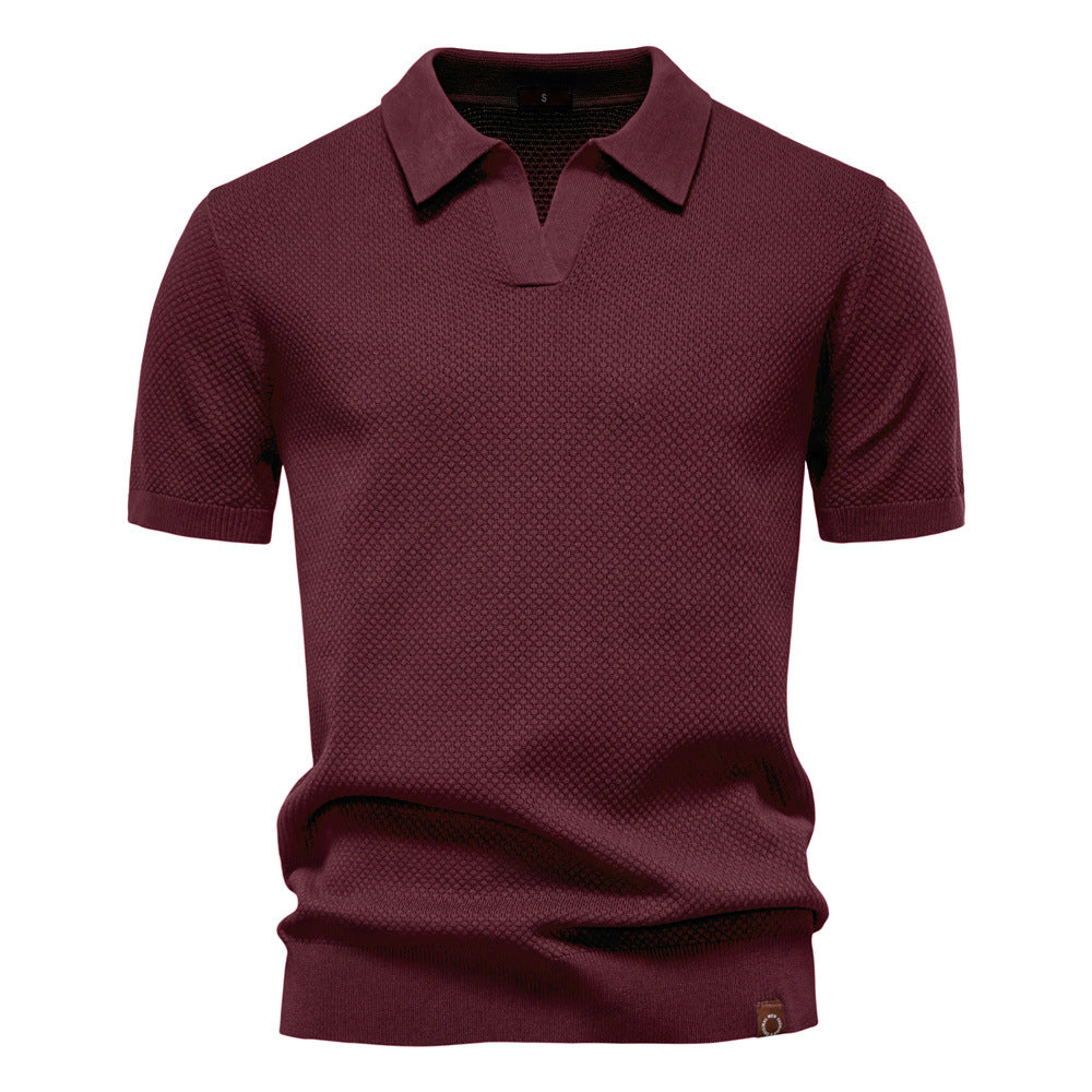 Elegance Polo | Open-Collar Polo Shirt