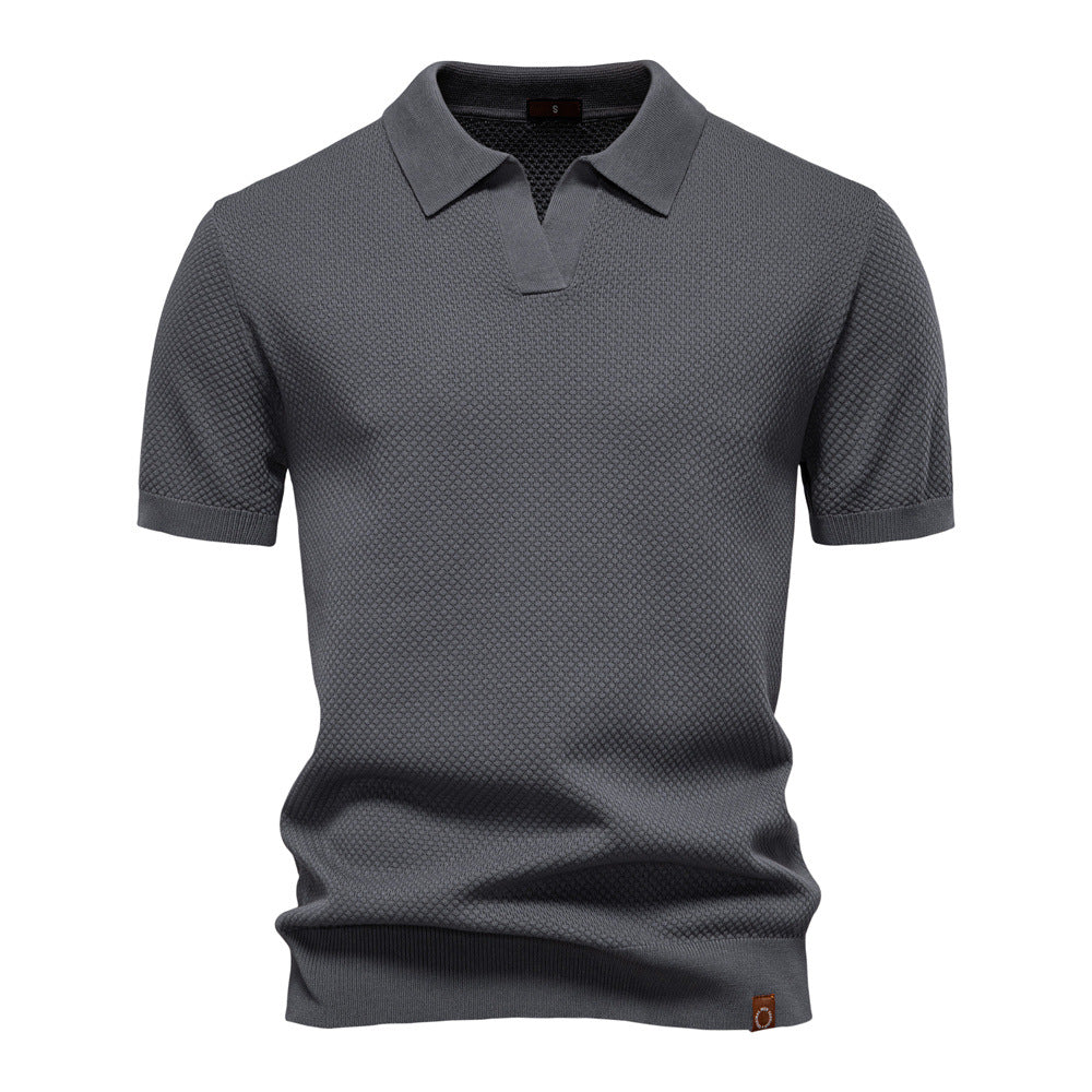 Elegance Polo | Open-Collar Polo Shirt