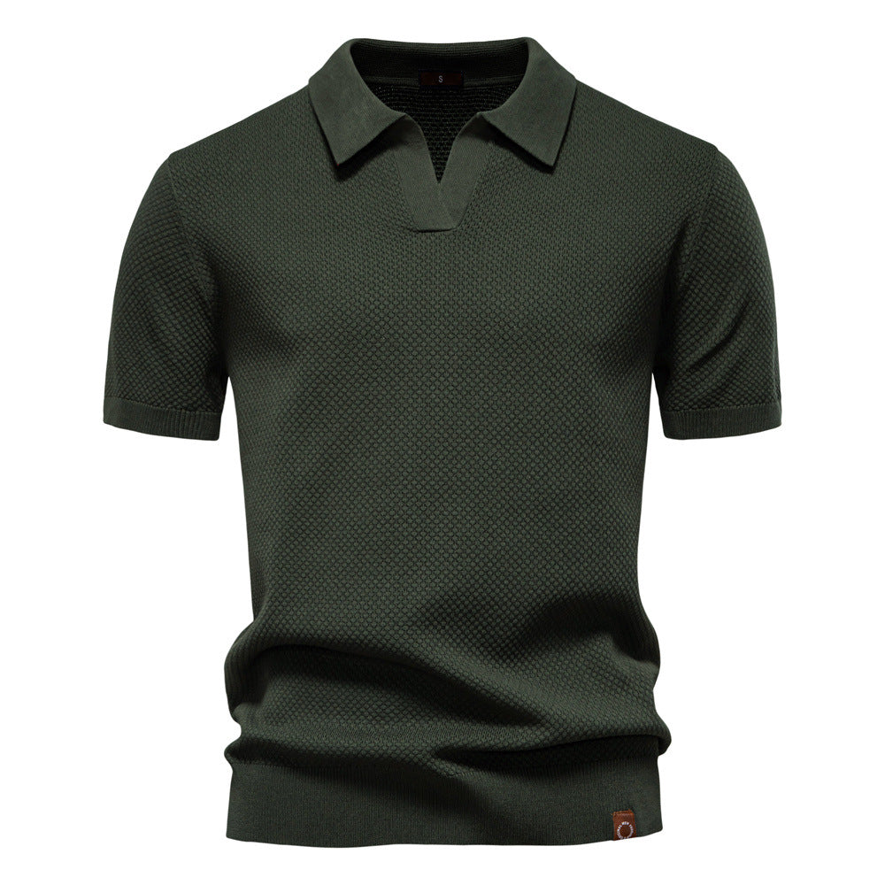 Elegance Polo | Open-Collar Polo Shirt