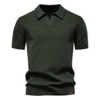 Elegance Polo | Open-Collar Polo Shirt