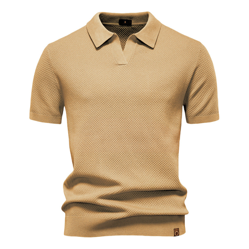 Elegance Polo | Open-Collar Polo Shirt