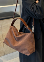 Luna Faux Suede Bag MM