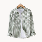 GeoPatch | Lightweight Men's Shirt with a Geometric Pattern