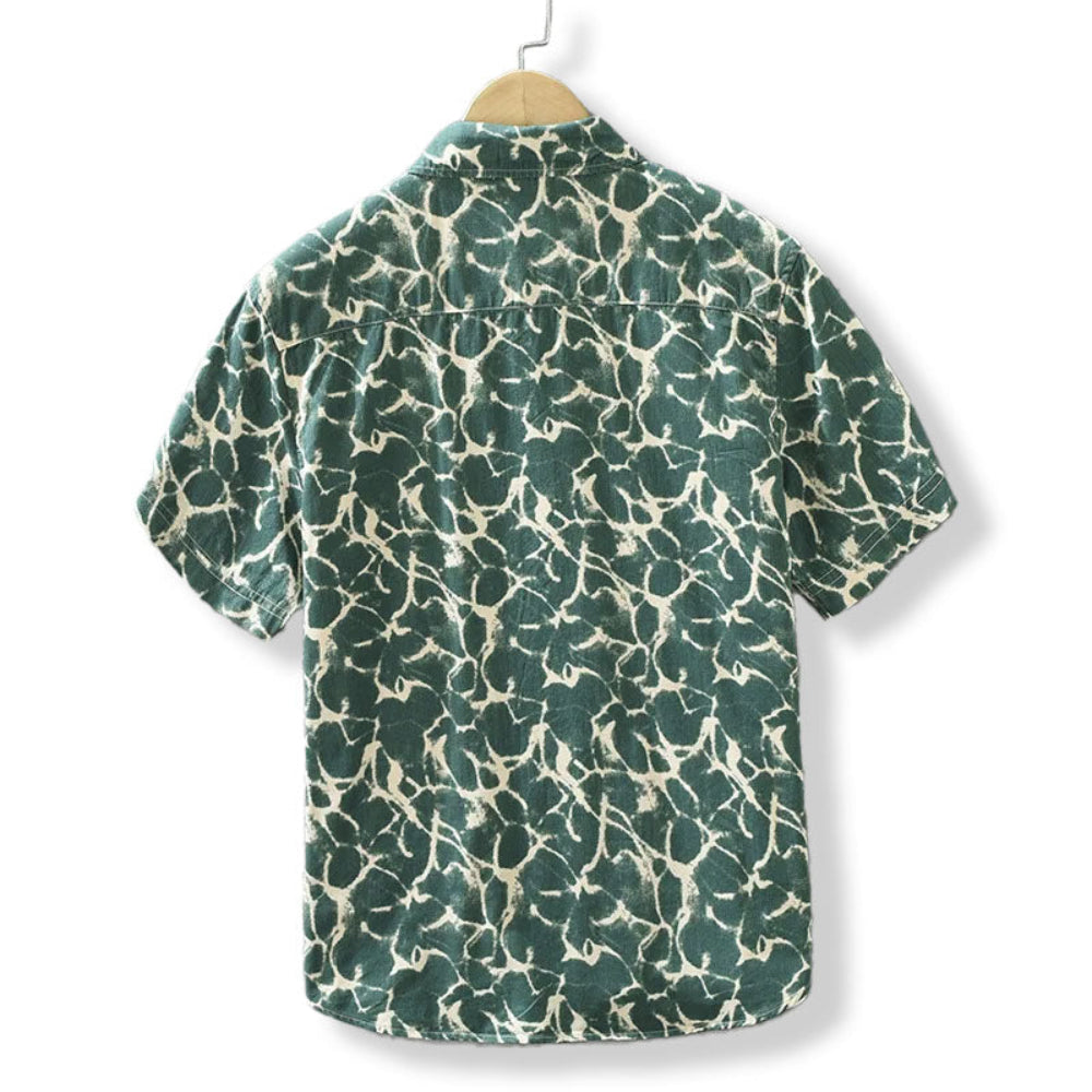 Jasper | Relaxed Cotton Shirt with Nautical Stripes