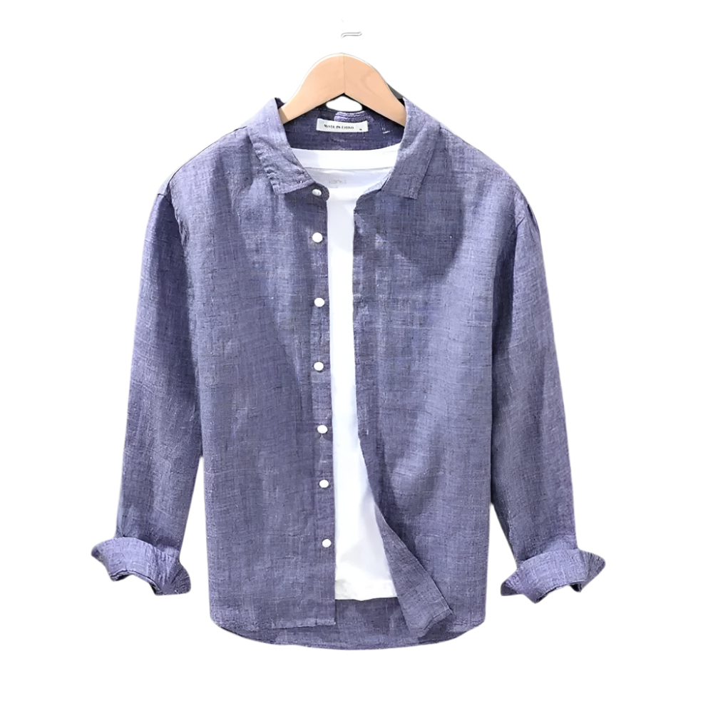 LinenVerve | Linen Button-Up Shirt for Relaxed Style