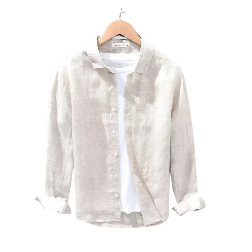 LinenVerve | Linen Button-Up Shirt for Relaxed Style