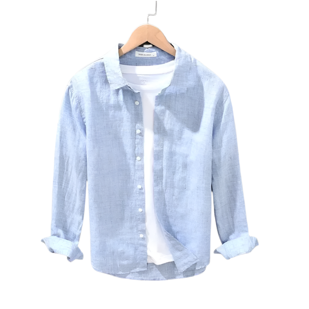 LinenVerve | Linen Button-Up Shirt for Relaxed Style