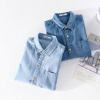 Ole | Denim Shirt with a Bold Detail