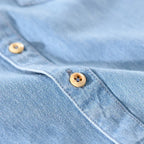 Ole | Denim Shirt with a Bold Detail
