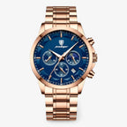 RoyalSteel Chrono | Luxury Men's Watch with Metal Strap