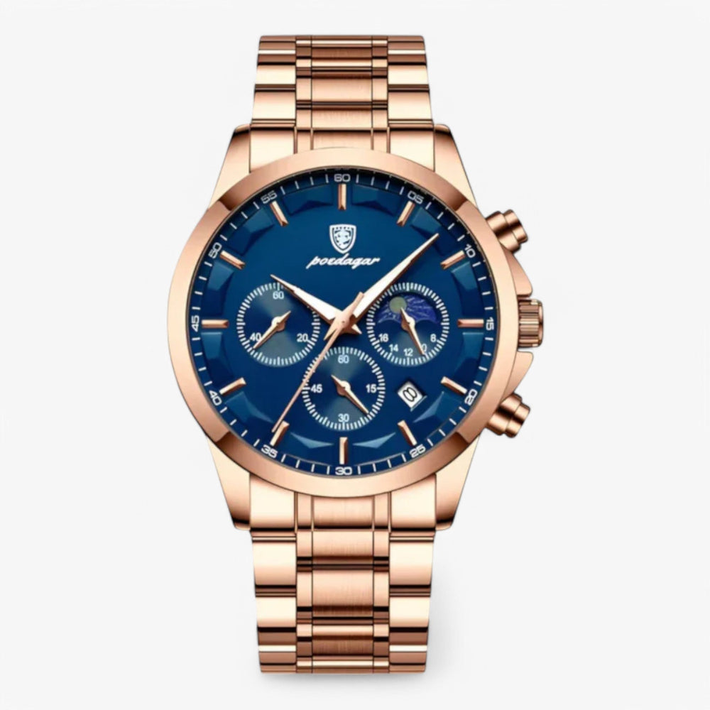RoyalSteel Chrono | Luxury Men's Watch with Metal Strap