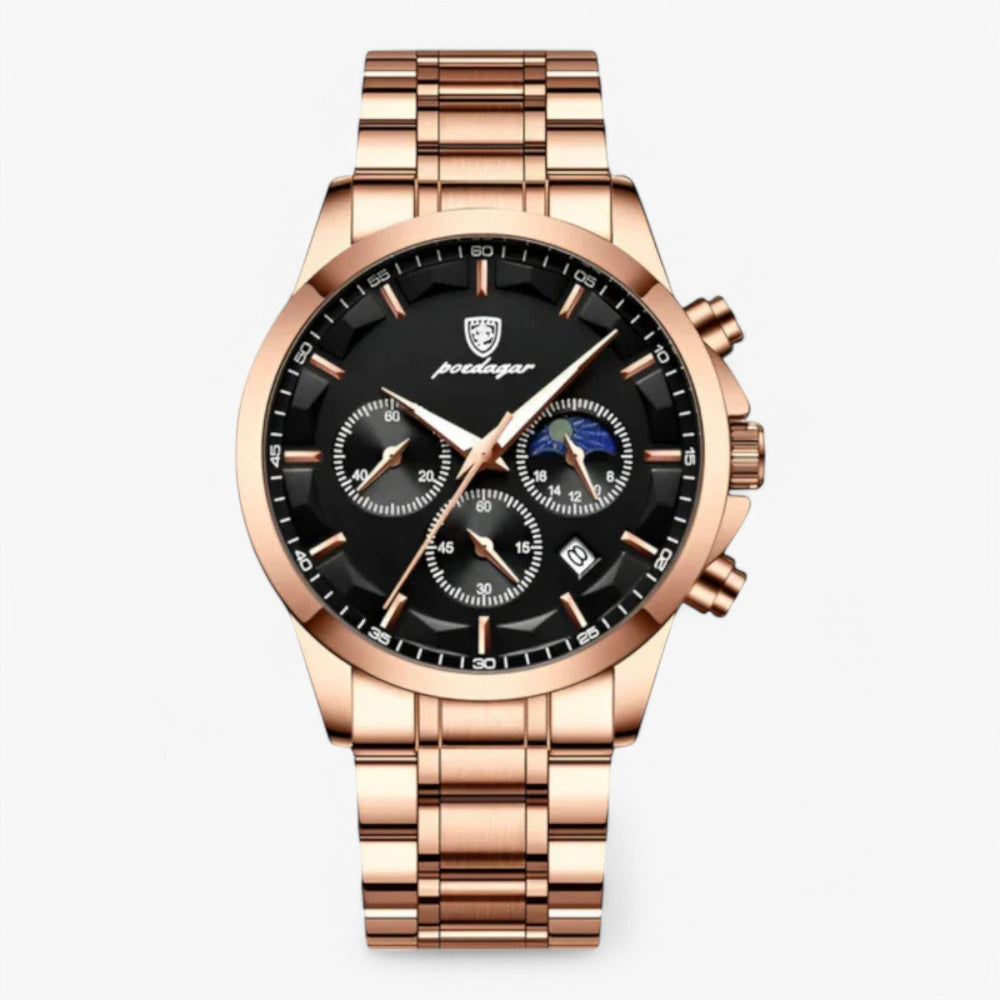 RoyalSteel Chrono | Luxury Men's Watch with Metal Strap