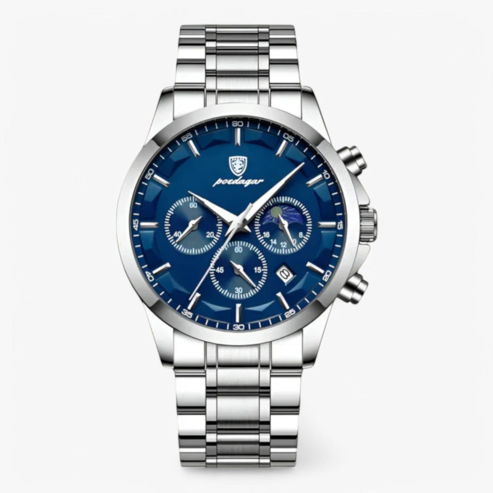 RoyalSteel Chrono | Luxury Men's Watch with Metal Strap