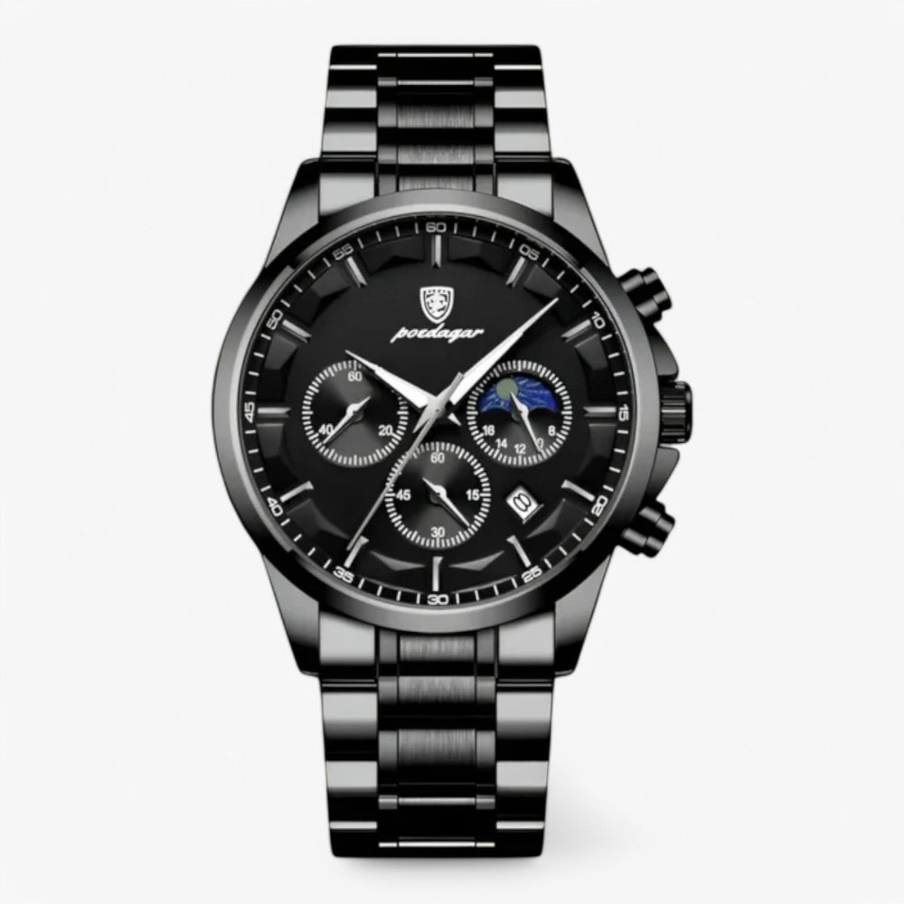 RoyalSteel Chrono | Luxury Men's Watch with Metal Strap