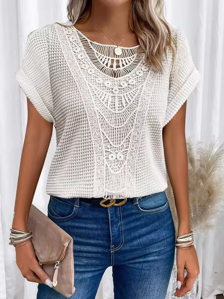 Lexi - Lace-Detail Blouse